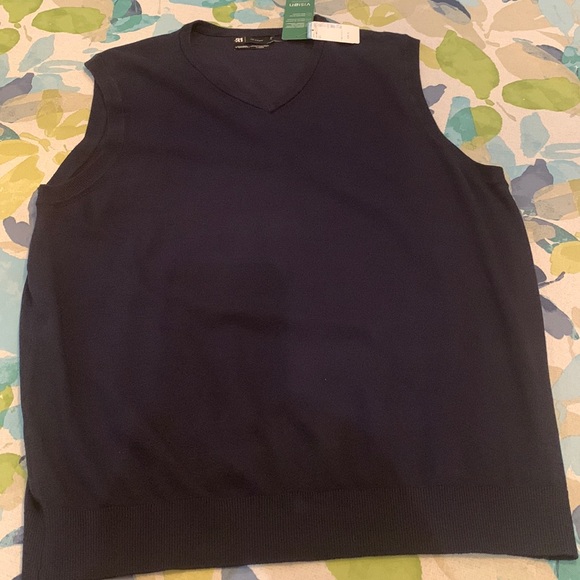 Sweater vest - Navy - Picture 1 of 9